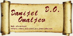 Danijel Omaljev vizit kartica